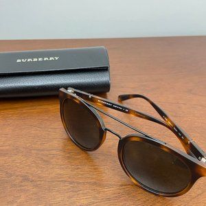 Burberry Matte Light Havana Sunglasses
